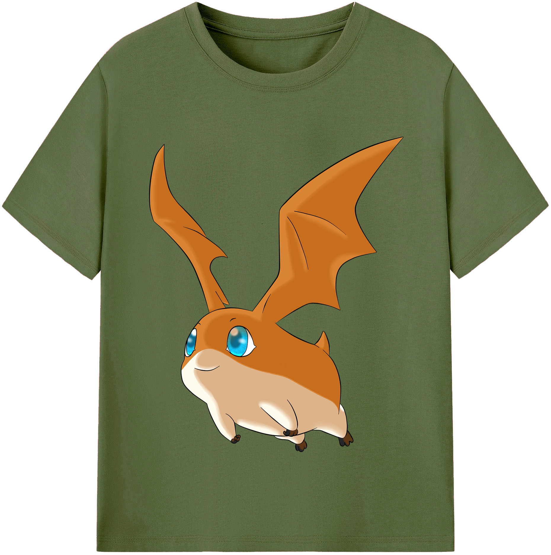 （画像用） Digimon デジタルモンスター/デジモン 綿100％半袖Tシャツ（フロントプリント）